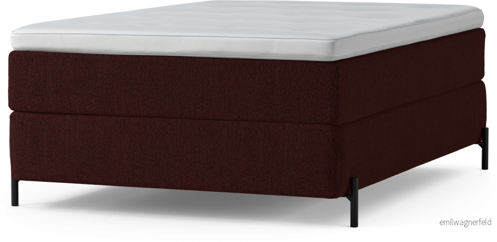 Delux Dream Kontinentalsäng, enkelsäng 140 cm med bäddmadrass och sängben xihLE