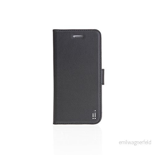aiino Booklet B Case, skyddsfodral för Huawei P10, med stativ och magnetisk stängning, smartphone fodral svart 8054619880906