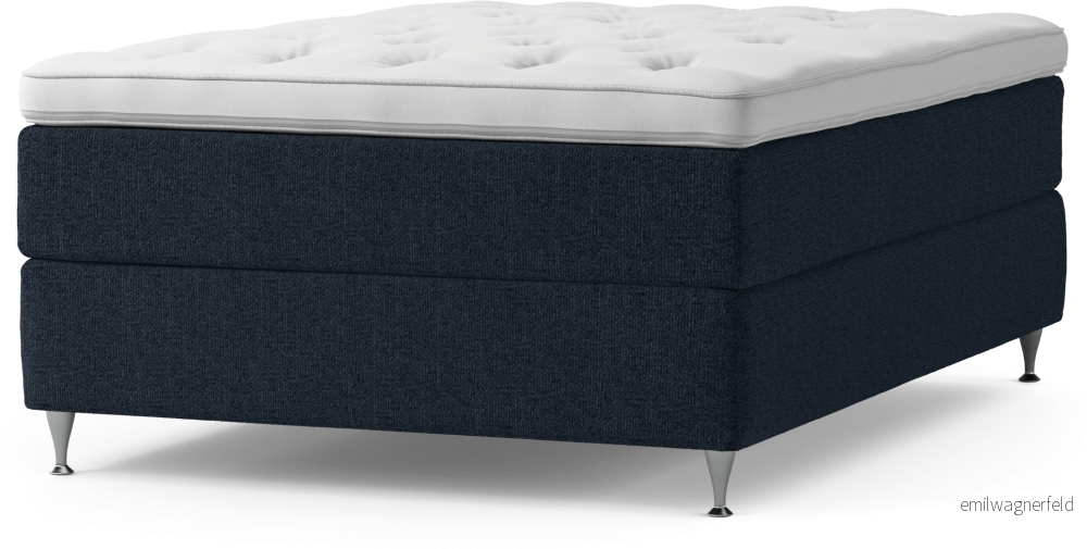 Delux Dream Kontinentalsäng, enkelsäng 140 cm med bäddmadrass och sängben ForeP