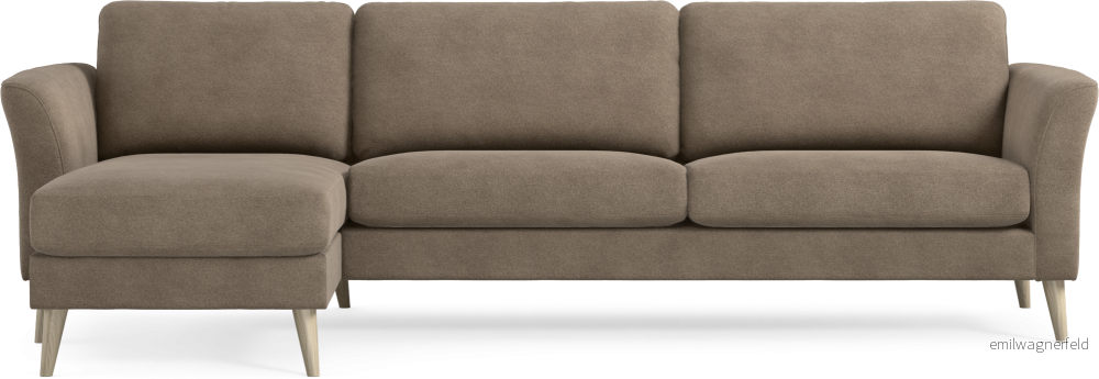 Bridge 3-sits soffa med schäslong vänster jG71C