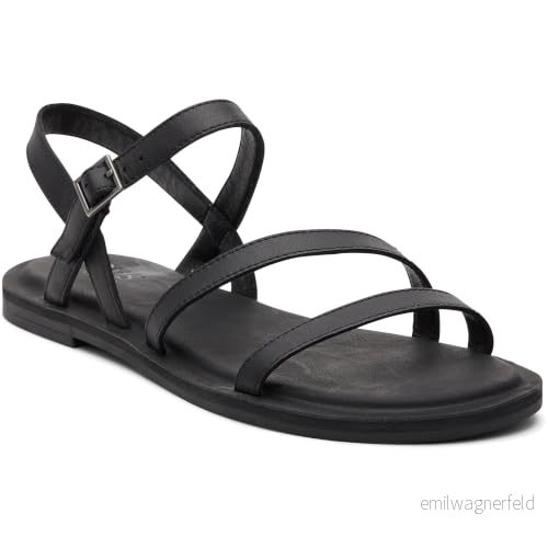 TOMS KIRA Sandaler, Storlek: 35.5, Black Skinn 195703481789