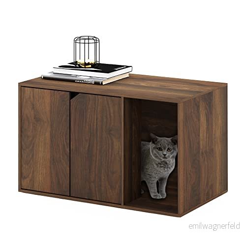 Furinno låda hölje, Columbia Walnut, 45 (D) x 74,4 (B) 50 (H) cm 810006775372