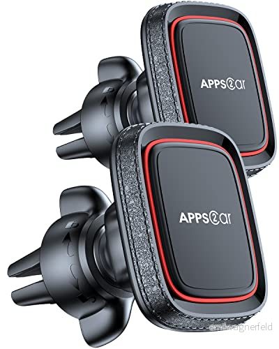 APPS2Car 2 pack magnetisk telefonbilmontering, i biltelefonhållare luftventil magnetisk, 6 N52 magneter universella mobiltelefonhållare för bilar, iPhone Pro Max Samsung S22 Ultra P30 GPS 619960277768
