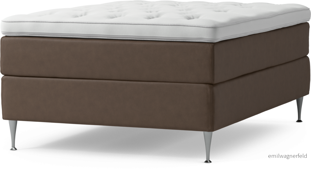Delux Dream Kontinentalsäng, enkelsäng 140 cm med bäddmadrass och sängben wVDcX