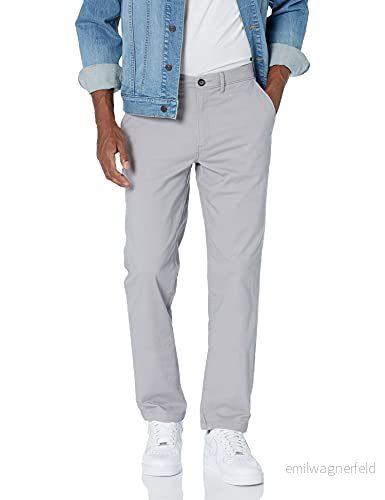 Amazon Essentials Herr Skinny Fit Casual Stretch Chino byxa, ljusgrå, 28 B x 30 L 193548335670