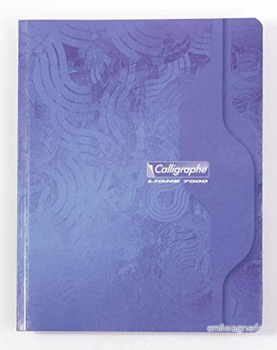 Kalligrafi 207C Lot de 5 Cahiers Broschyrer Dos Toilé (une Marque Clairefontaine) 17 x 22 cm 288 sidor Grands Carreaux Papier Blanc 70 g Couverture Carte Recyclée Vernie Couleurs 3663619043515
