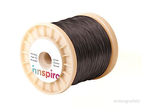 INNSPIRO Garn Aluminium MAGISK brun 1,5 mm. 500 gr. 100m. 8428885046067