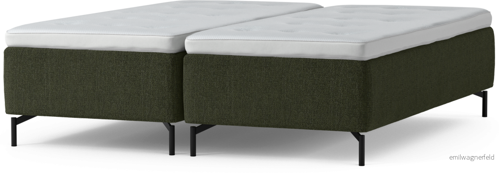 Delux Dream Ramsäng, dubbelsäng med bäddmadrass och sängben VWiSl