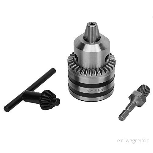 3,0 16 mm borrchuck, lätt 1/2 20UNF borrchuck med insexadapter 717207343716