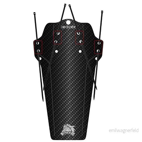 MAGIX JUICE Svart Mudguard inkl. buntband för MTB stänkskärm/snygg cykelstänkskärm och modern mountainbike stänkskärm alla cykelstorlekar 4251144239917