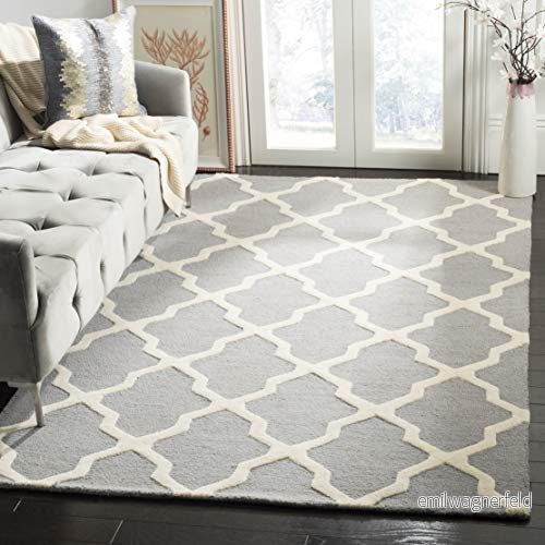 Safavieh "Ava" texturerat område matta 152 X 243 cm Silver/Ivory 683726763048