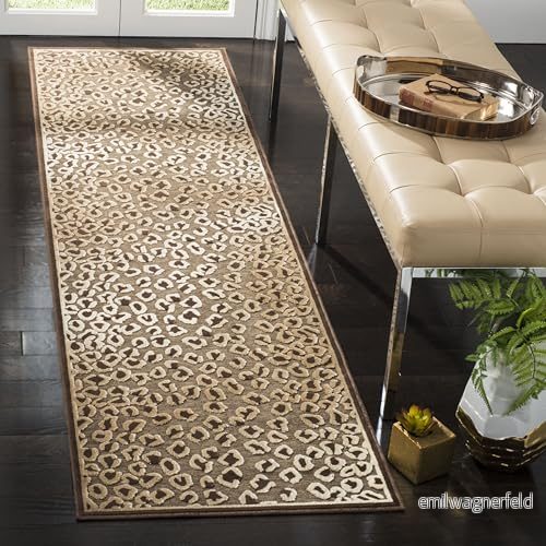 Safavieh Massimo områdesmatta, vävd mjuk viskoslöpare matta i multi, 67 x 240 cm 683726780755