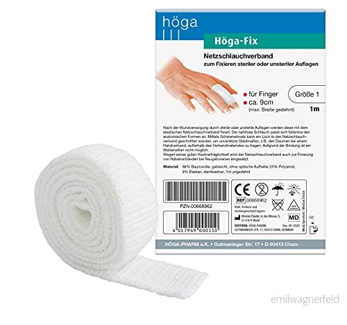 Höga Fix nätslanganslutning, elastisk slangkoppling för fixering av anslutningar stl 1 m, fingrar, 2 pack. 4017949000110