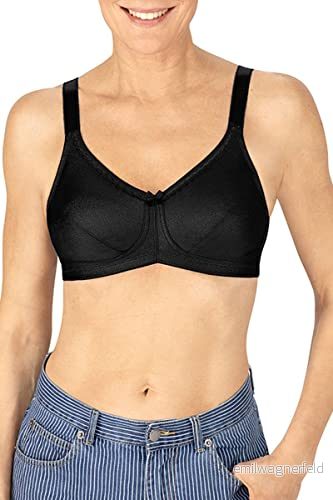 Amoena Rita trådfri dam med Coolmaxa fickor BH, svart, 105E 7445027418712