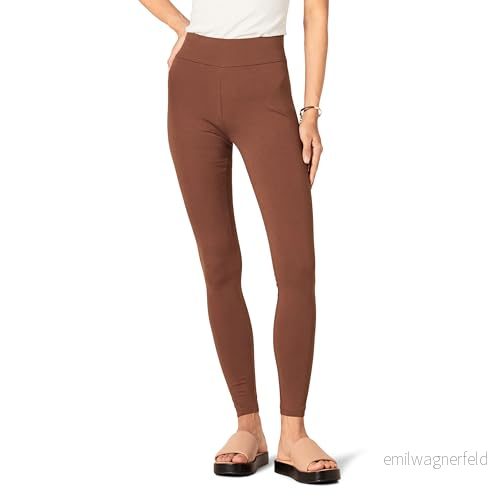 Amazon Essentials dam Ponte Legging (finns i plusstorlek), djupbrun, XX Large 196433778309