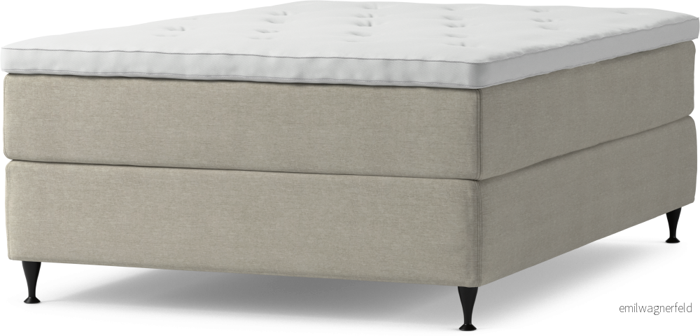 Delux Dream Kontinentalsäng, enkelsäng 140 cm med bäddmadrass och sängben 5T7FL