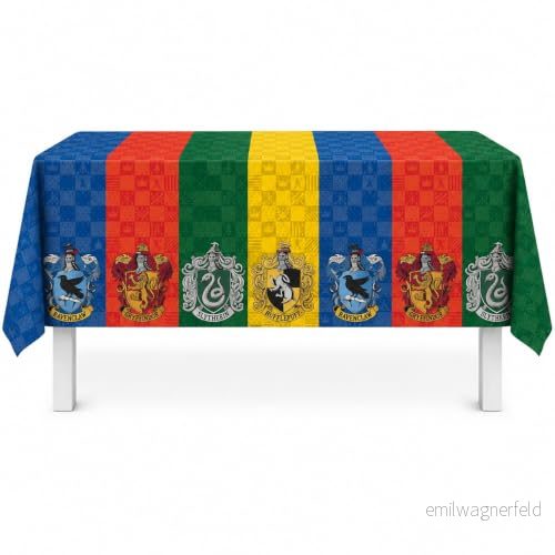 GoDan Papi tablecloth. Harry Potter Hogwarts Houses 120x180cm 5201184933671