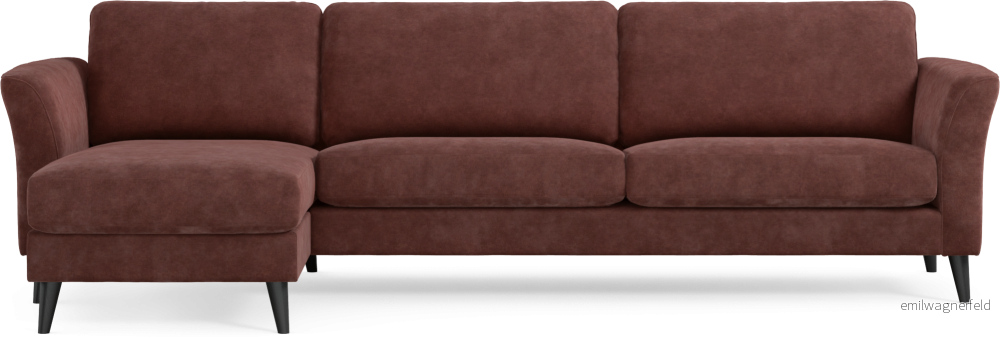 Bridge 3-sits soffa med schäslong vänster msNLN