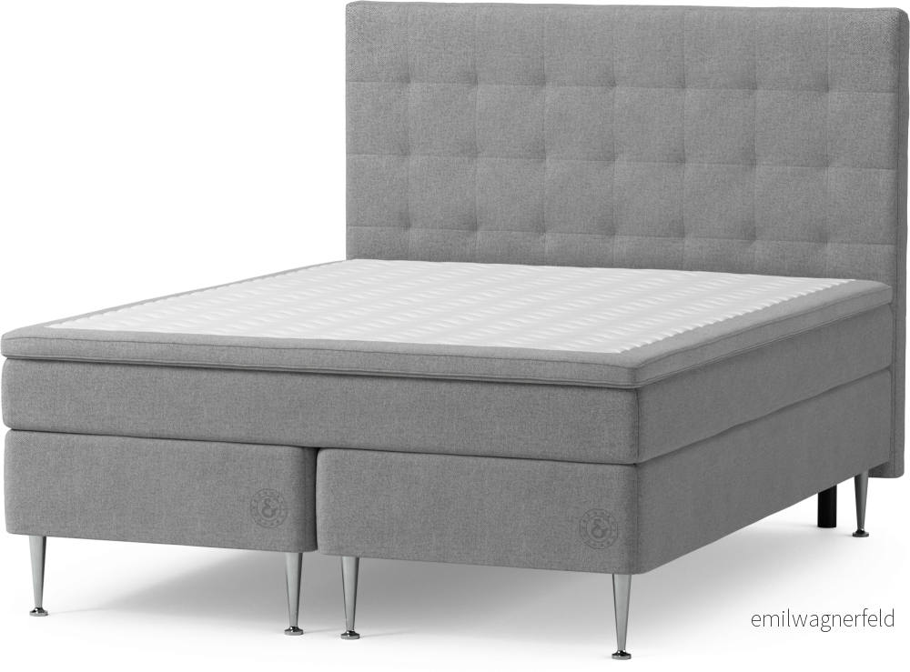 Asperö Comfort Kontinentalsäng, dubbelsäng med bäddmadrass Comfort och sängben xu5EC
