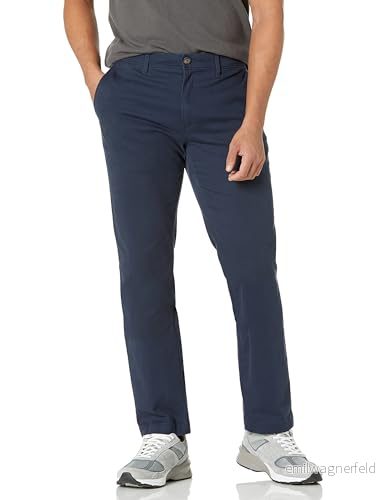 Amazon Essentials mäns slim fit casual stretch chinos byxa, marinblå, 33 B x 28 L 191770604649