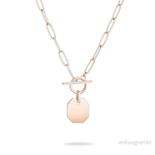 Kärleksbarn Berlin halsband LJ 1533 N 45 IP roséguld, cm, Rostfritt stål, Ingen ädelsten 4035608767532