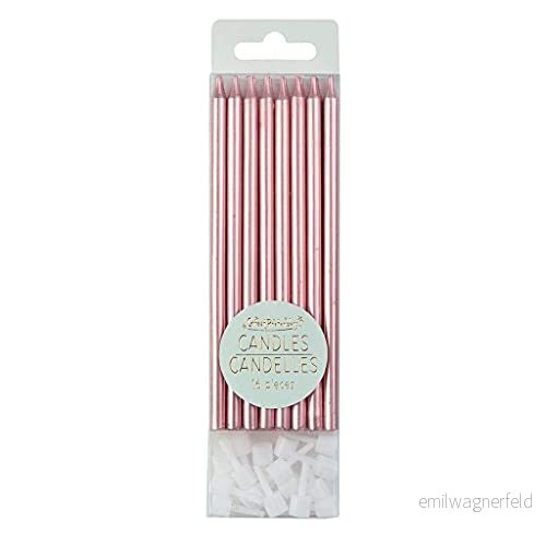 Great Pretenders Ljus Metallic (16 Pcs) Tårtdekoration, Färg Multicolor (Multicolor) (97700) 771877977008