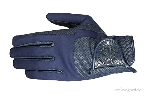 PFIFF 102776 Ridhandske "Softshell Grip", mörkblå 12 4032668315154