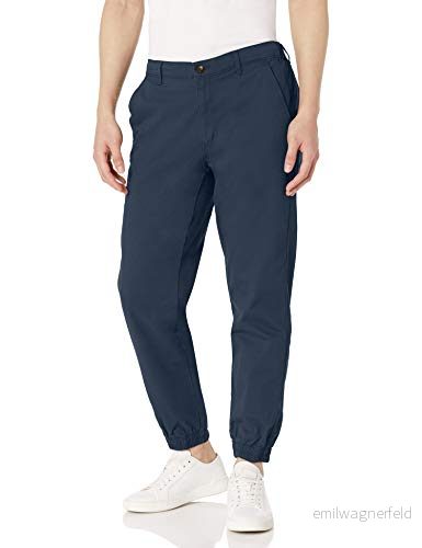 Amazon Essentials mäns joggingbyxor med rak passform, Marinblått Xsp, XXL 191770925911