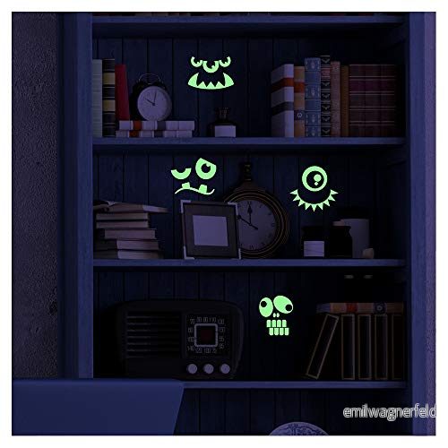 Atmosfäriskt monster ögonklistermärke 30 x 35 cm 5415231061525