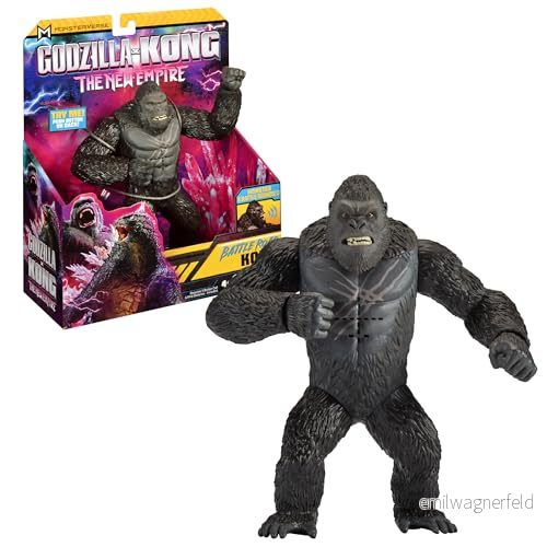 MonsterVerse Godzilla x Kong, 18 cm artikulerad figur, med ljud och käftrörelse, för barn från 4 år, MN3053 8056379163565