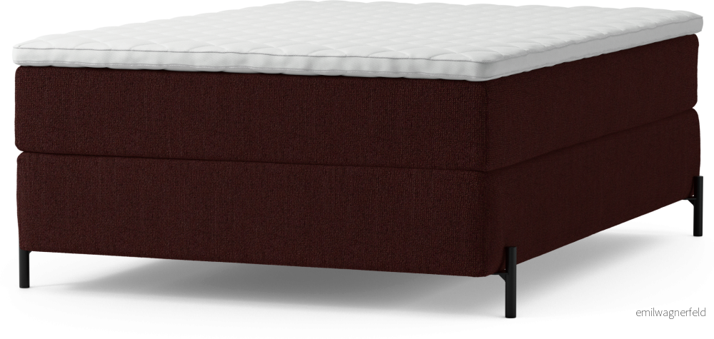 Delux Dream Kontinentalsäng, enkelsäng 140 cm med bäddmadrass och sängben usxnc