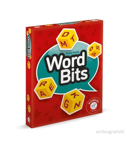 Piatnik 6696 Word Bits: Det snabba tärningsspelet! Kortvarig, krävande, med hög återspelglädje 9001890669699