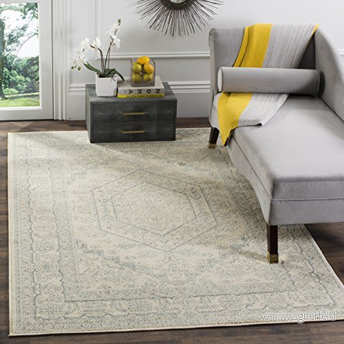 Safavieh "Odessa" matta vintage 5'1" x 7'6" Ivory/Slate 889048191495