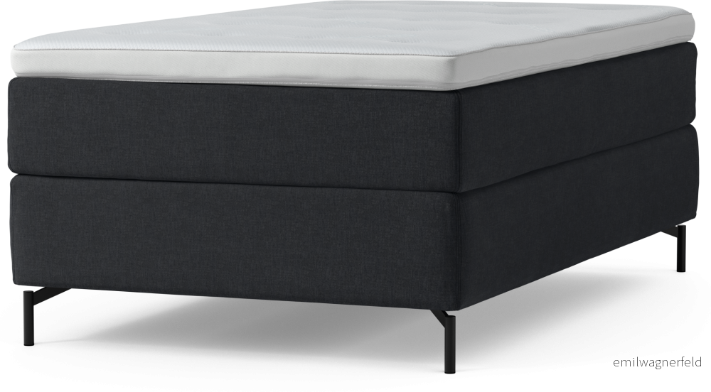 Delux Dream Kontinentalsäng, enkelsäng 120 cm med bäddmadrass och sängben gRt54