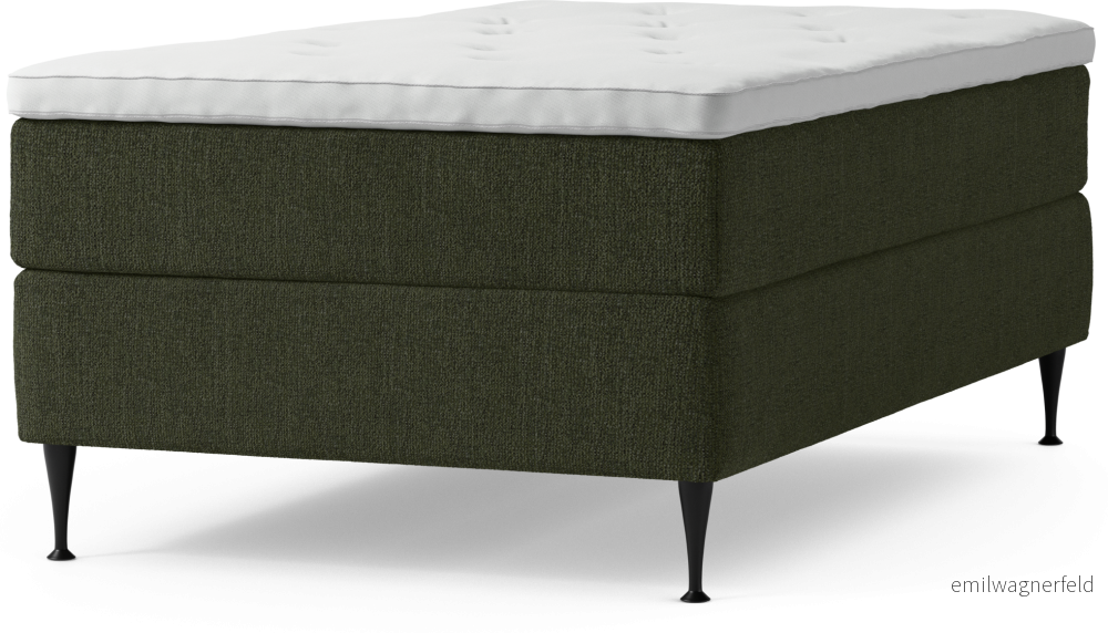 Delux Dream Kontinentalsäng, enkelsäng 120 cm med bäddmadrass och sängben kTAyd