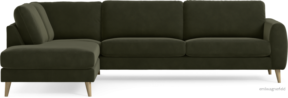 Bridge 3-sits soffa med divan vänster jtAjW