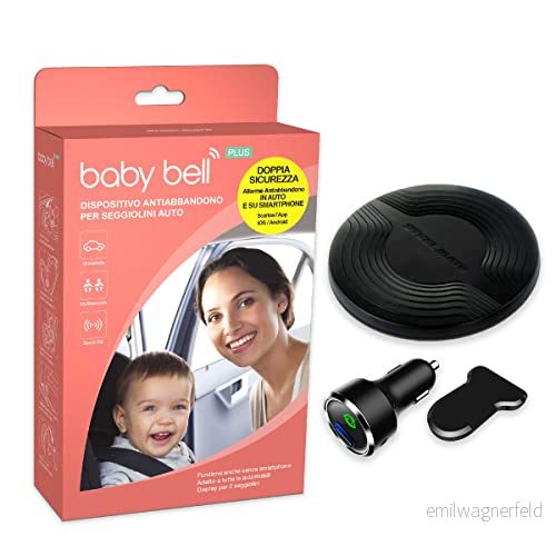 Steelmate Baby Bell Plus Universal 100% bil utbyggbar fungerar även utan smartphone 8033055569705