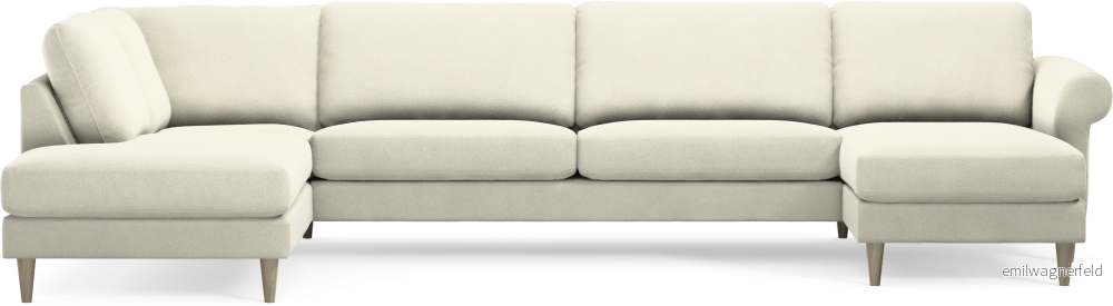Bridge 3-sits soffa med divan vänster och schäslong höger Am7L5