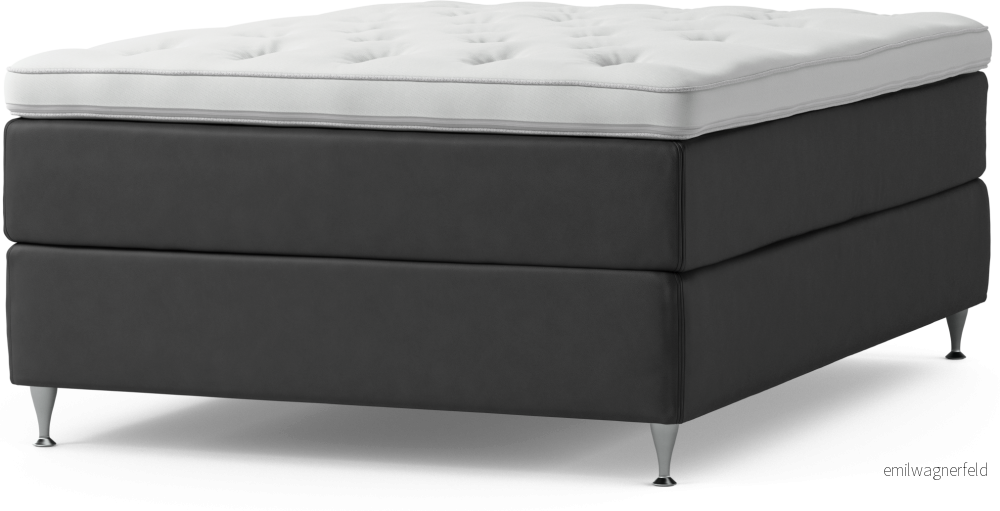 Delux Dream Kontinentalsäng, enkelsäng 140 cm med bäddmadrass och sängben azOIR