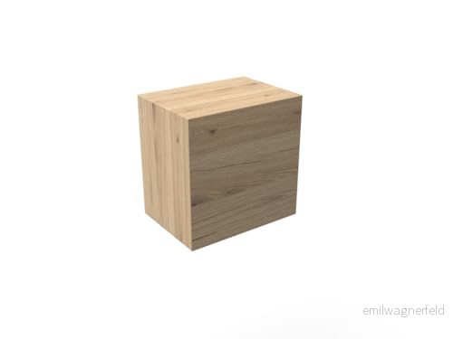 Mama Store Athena Cubang Hylla med dörr i set, naturlig ek laminat, L. 30 x B. 22 H. cm 8023416722207