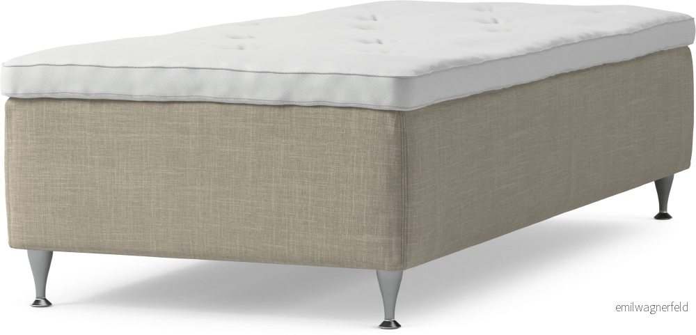 Delux Dream Ramsäng, enkelsäng med bäddmadrass och sängben 0roDm