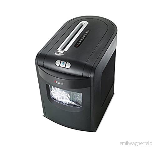 Rexel Mercury 10 Ark Manuell Dokumentförstörare med Cross Cut, för Hem eller Kontor, Antitrassel Teknologi, 23L, Oljeark Ingår, REX1023, 2101995 5028252028967