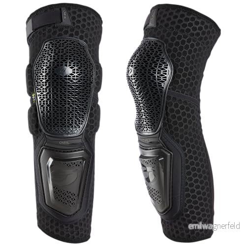 O'NEAL Oneal Sinner Raid Protezioni per ginocchia (Black,M) 4046068609850