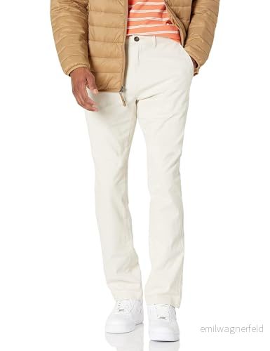 Amazon Essentials mäns slim fit casual stretch chinos byxa, sten, 36 B x 28 L 191770605455
