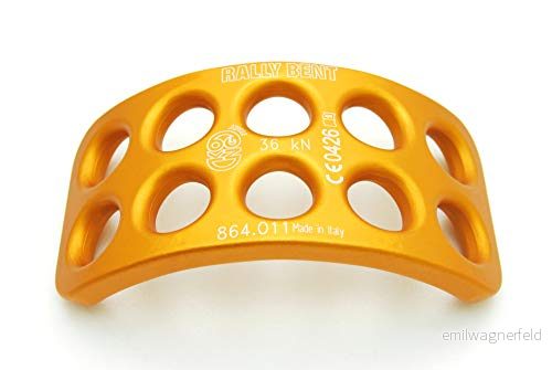Kong Rally Bent fästplatta Ricurva, orange 8023577057200
