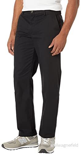 Amazon Essentials Herr rak passform skrynkelfri platt framsida chinos byxa, svart, 32 W x 33 L 191770920640