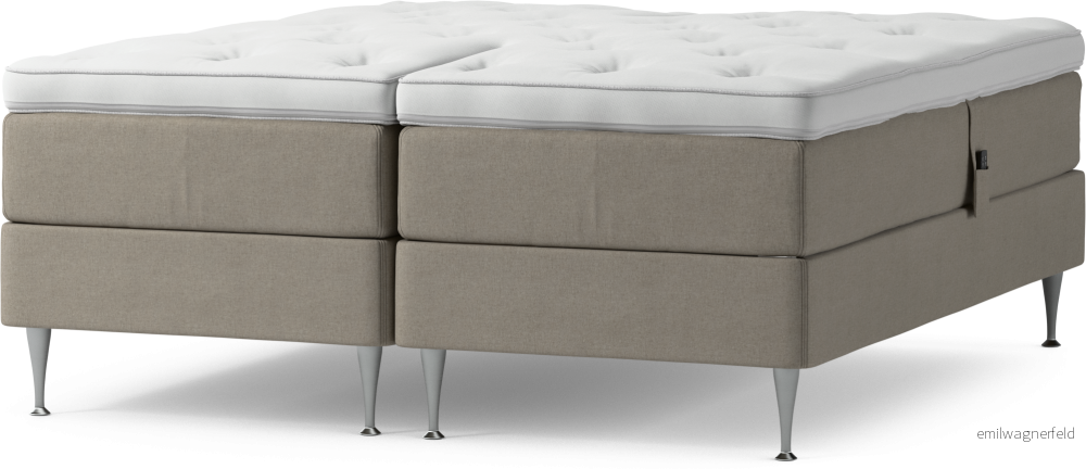 Delux Dream Ställbar säng, dubbelsäng med bäddmadrass och sängben GpD1F