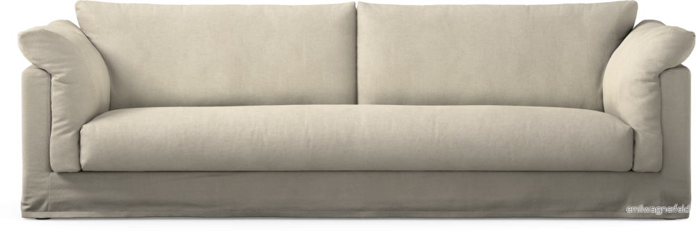 Cherrie 4-sits soffa, hel dyna och kappa LYp4O