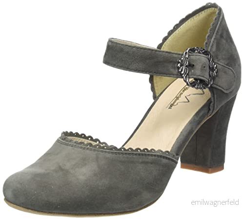 HIRSCHKOGEL damer 3005715 pumps, Grå antracit 032 40 EU 4054106538703