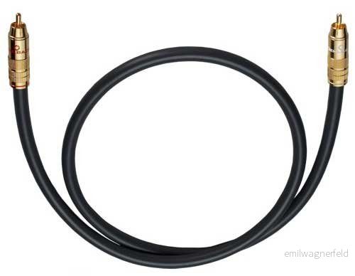 Oehlbach NF 214 Sub 500 Förstklassig subwoofer kabel med flera avskärmningar 1 x RCA/1 försilvrad inre ledare 5 m antracit 4003635245057